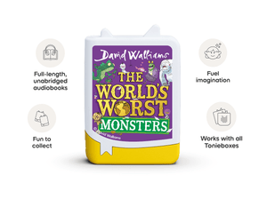 David Walliams: The World's Worst Monsters Book Tonie audio figurine inspiring audio journeys and imaginative play