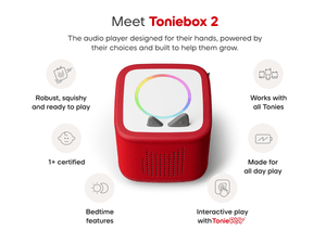 Toniebox 2 tonies Originals Bundle - Sunset Red