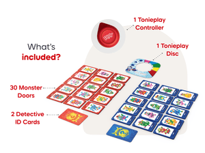 Tonieplay Game: Guess Who? Monster Mysteries Game & Controller