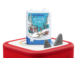 Enid Blyton - Winter Stories on a red Toniebox 2 ready to play audio stories and songs curated for kids