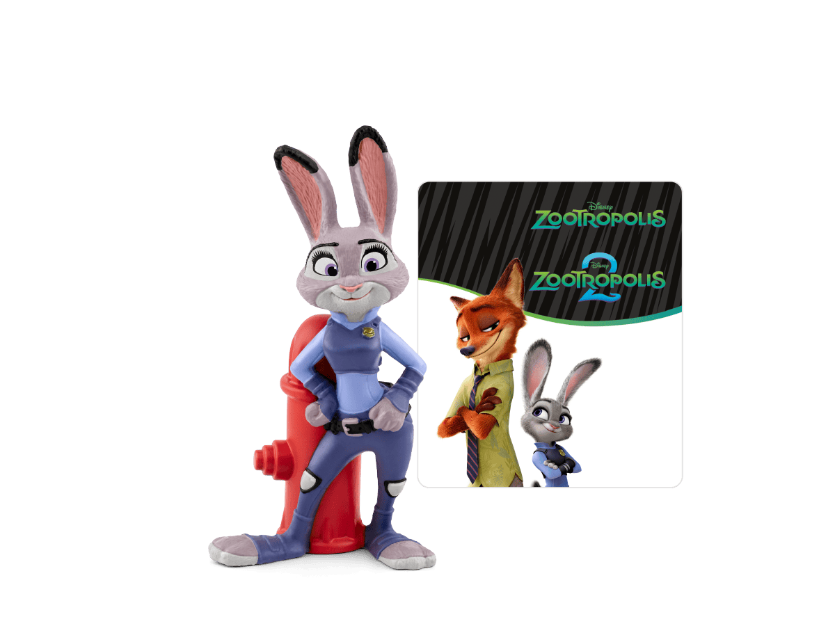 Disney Zootopia Tonie audio figurine with content illustration